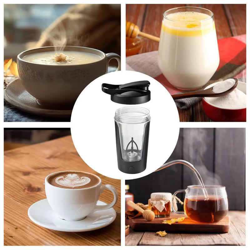 Portable Electric Protein Powder Mixing Cup Automatic Shaker Bottle Mixer Shake Bottle Milk Coffee Blender Kettle Gym Outdoor