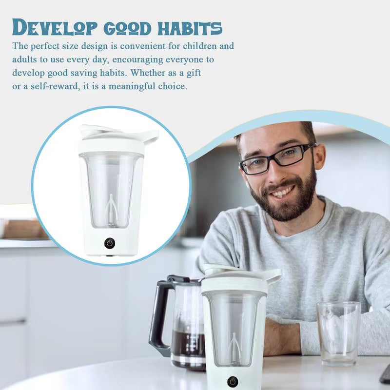 Portable Electric Protein Powder Mixing Cup Automatic Shaker Bottle Mixer Shake Bottle Milk Coffee Blender Kettle Gym Outdoor