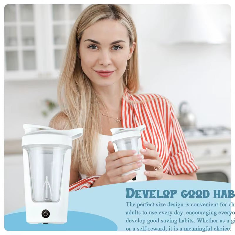 Portable Electric Protein Powder Mixing Cup Automatic Shaker Bottle Mixer Shake Bottle Milk Coffee Blender Kettle Gym Outdoor